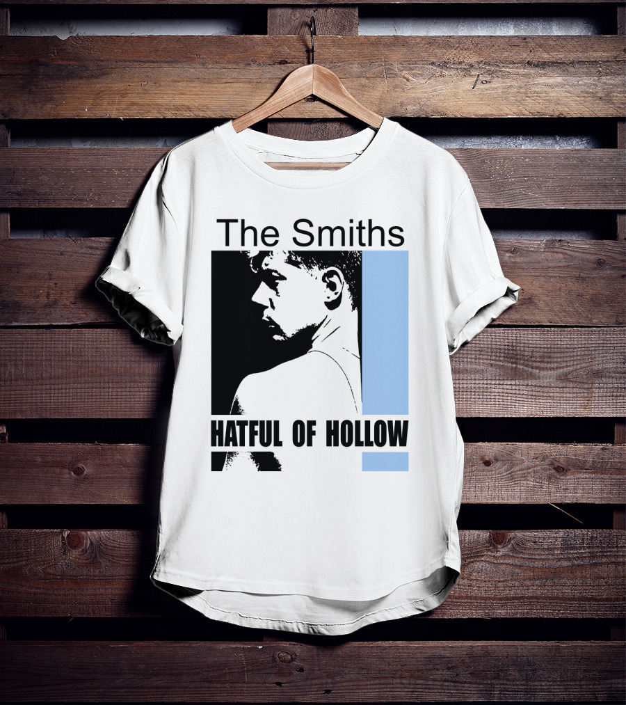 The Smiths Hatful Of Hollow Album Cover Art Black And Blue Silhouette T-Shirt