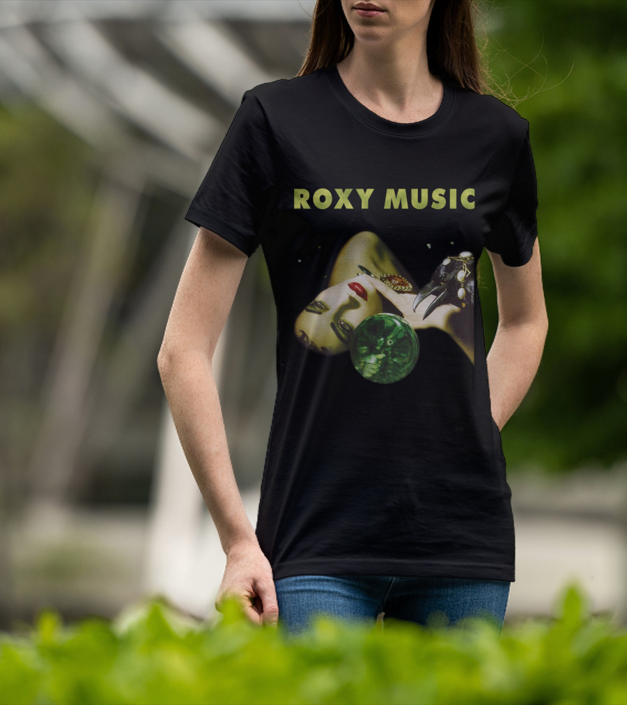 Roxy Music Vintage Album Cover Art T-Shirt