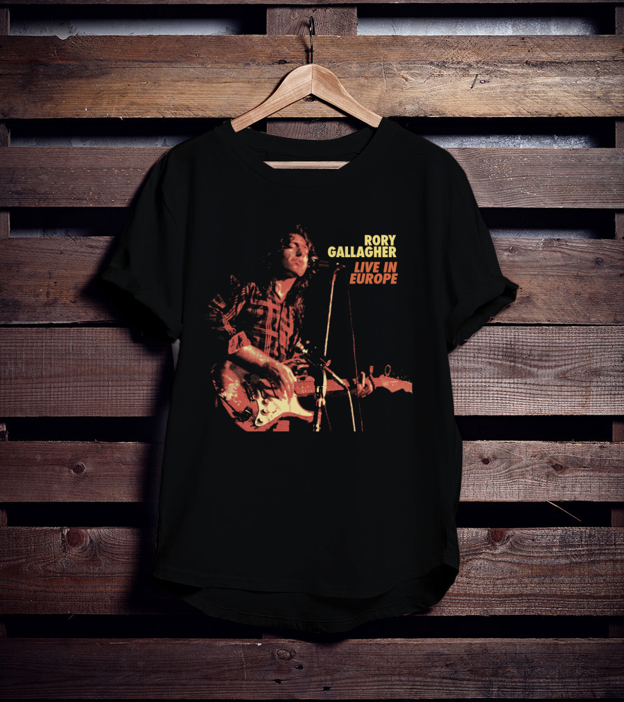 Rory Gallagher Live In Europe T-Shirt