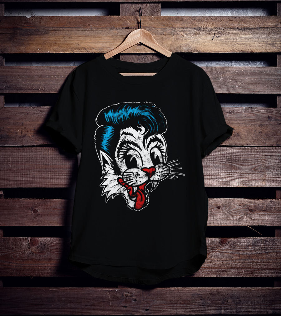 Rockabilly Cat T-Shirt