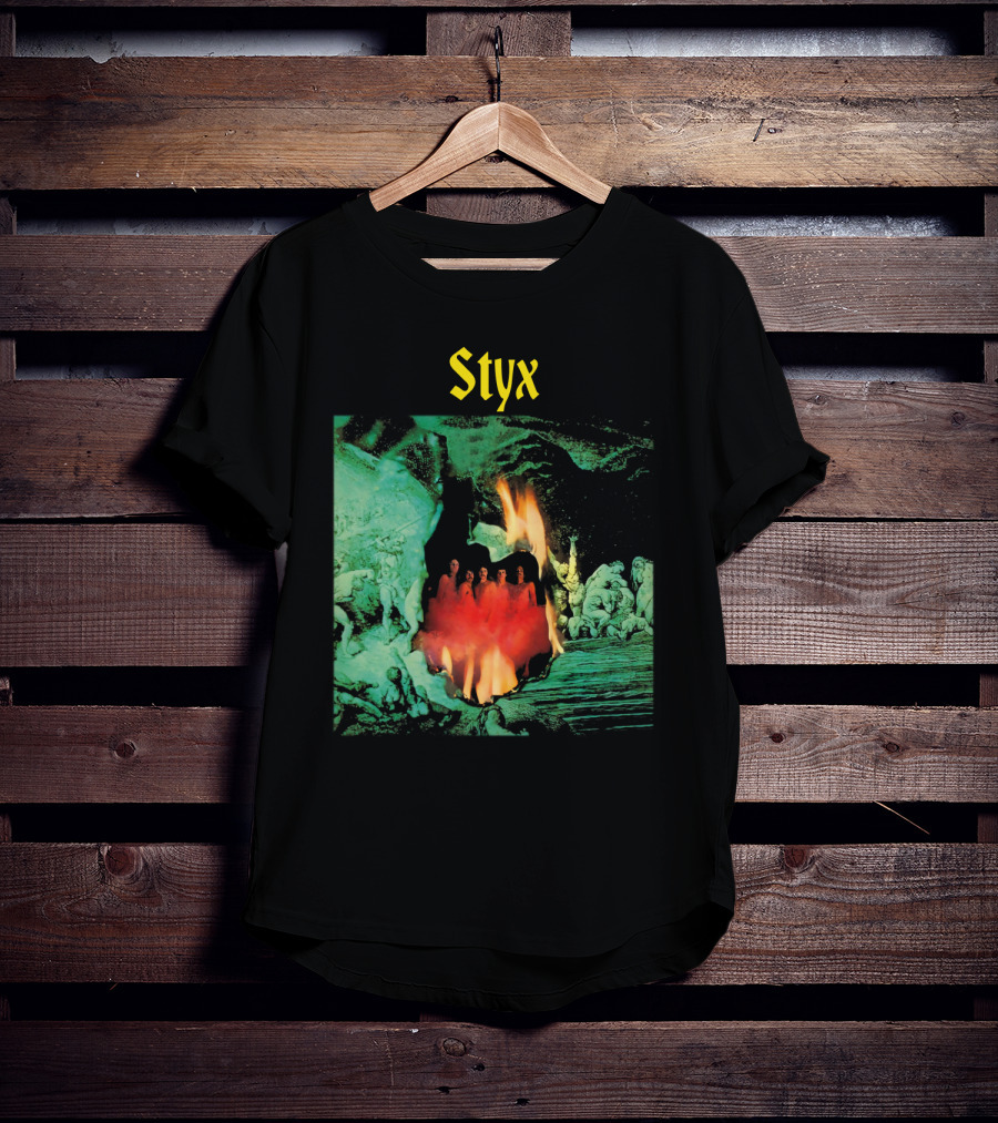 Styx Band Album Cover Artwork Flame T-Shirt