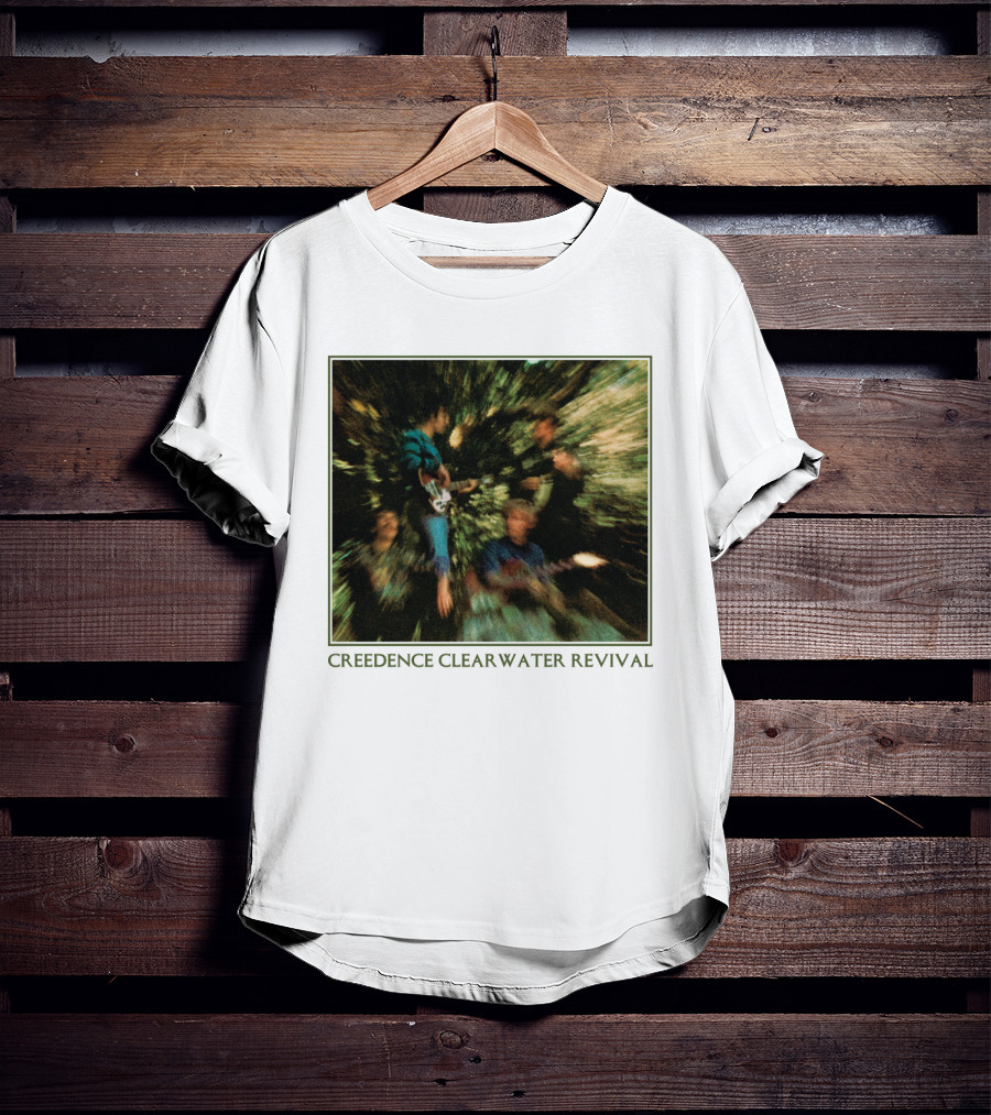 Creedence Clearwater Revival Blurred Band Photo T-Shirt