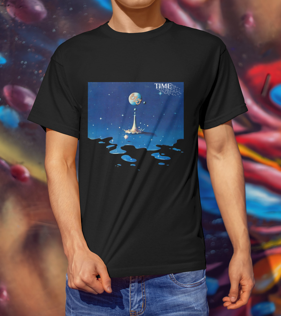 Elo Time Album Cover Space Scene T-Shirt