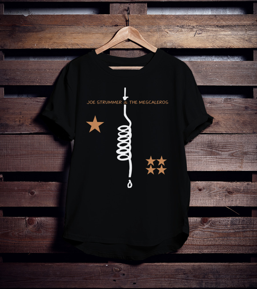 Joe Strummer & The Mescaleros Star Spiral Iconography T-Shirt