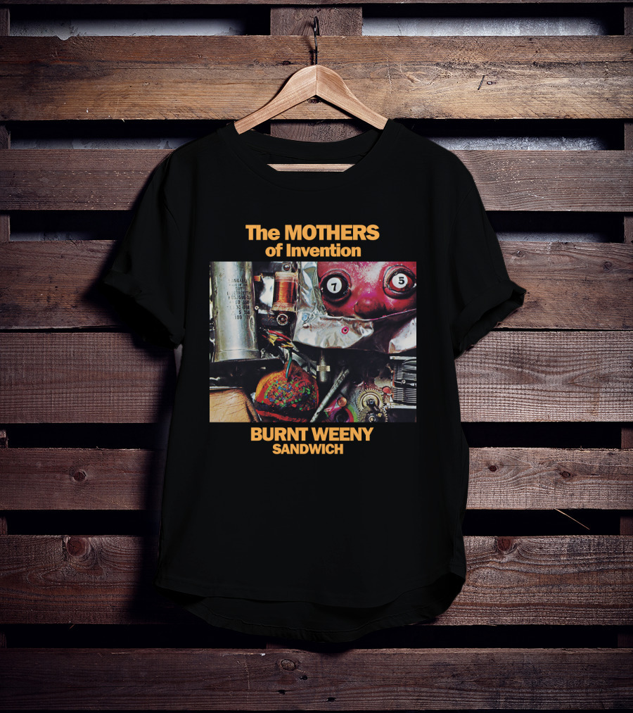 The Mothers Of Invention Burnt Weeny Sandwich Vintage Album Cover T-Shirt