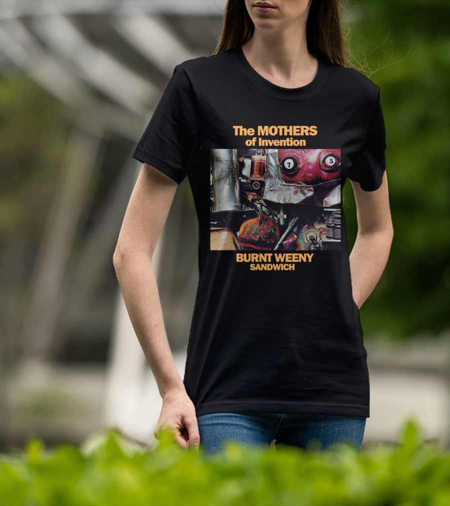 The Mothers Of Invention Burnt Weeny Sandwich Vintage Album Cover T-Shirt