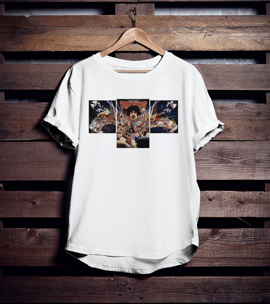 Motels Frank Zappa Album Cover Collage Retro Art T-Shirt