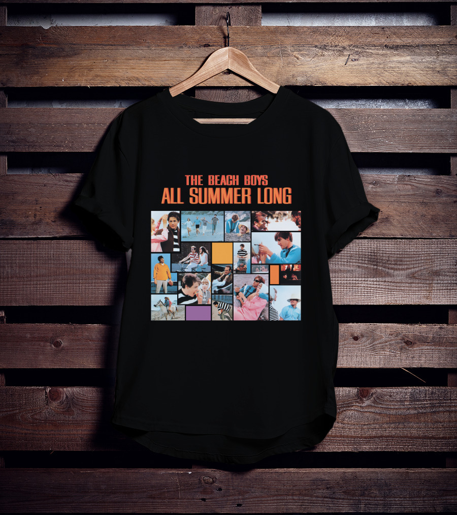 The Beach Boys All Summer Long Collage Vibrant Nostalgic T-Shirt