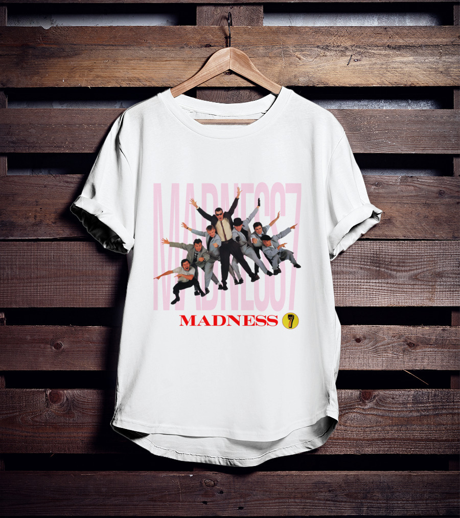 Madness 7 Band Group Pose T-Shirt