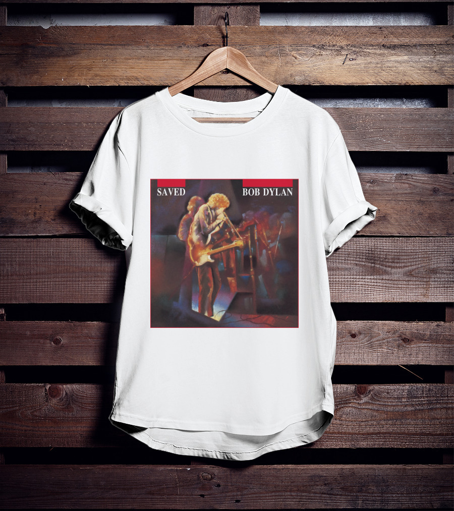 Bob Dylan Saved Live Performance Artwork T-Shirt