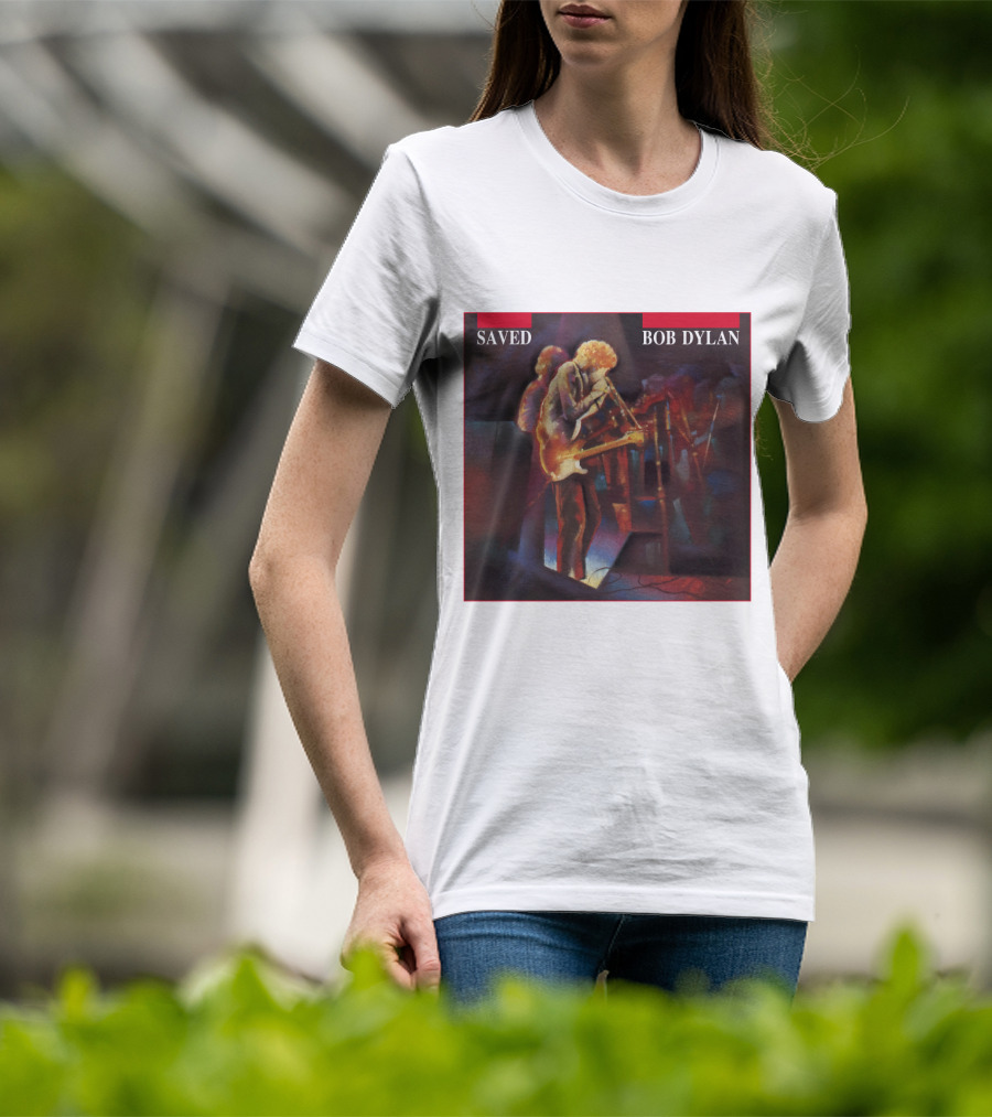 Bob Dylan Saved Live Performance Artwork T-Shirt