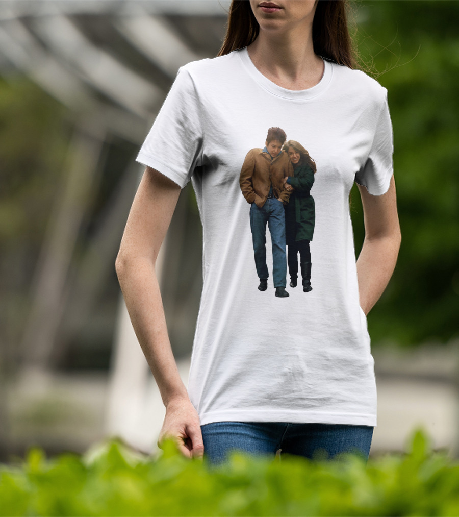 Bd Freewheelin' Couple Stroll 1960S Vintage Style T-Shirt