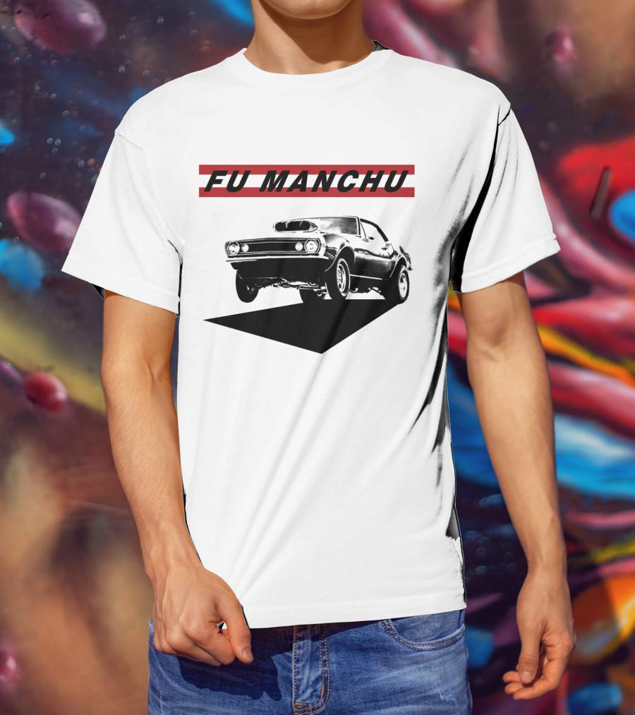 Fu Manchu Muscle Car Racing Classic T-Shirt