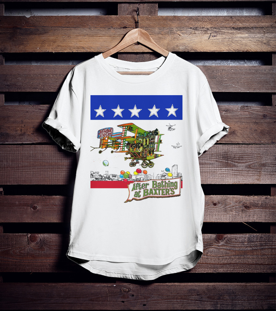 Jefferson Airplane After Bathing At Baxter's Vintage Artwork T-Shirt