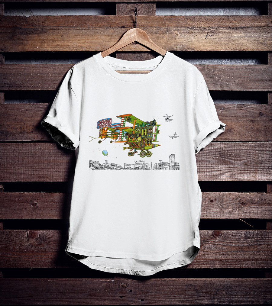Jefferson Airplane Psychedelic Band Artwork T-Shirt