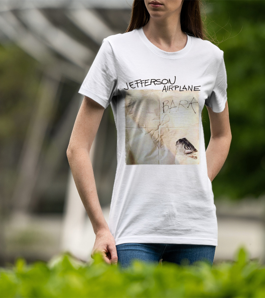 Jefferson Airplane Bark Fish Cover T-Shirt