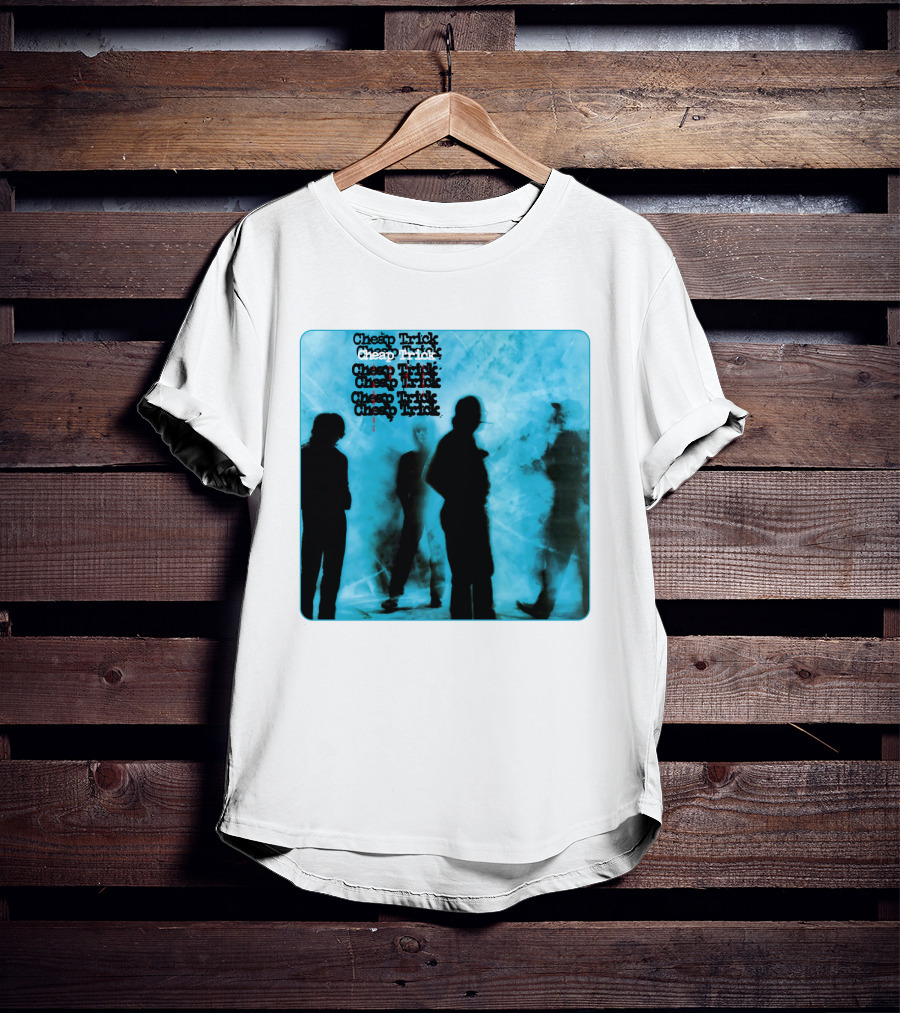 Cheap Trick Silhouettes Blue T-Shirt