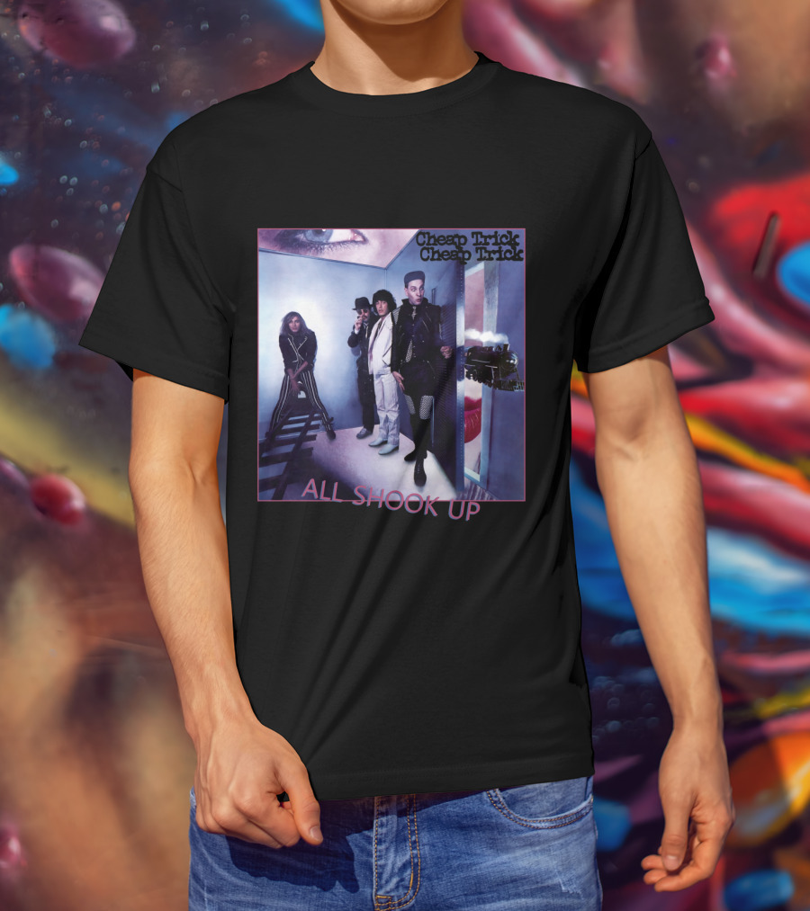 Cheap Trick All Shook Up Album Cover T-Shirt