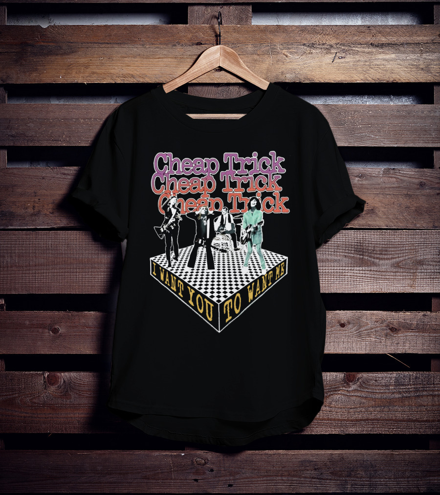 Cheap Trick I Want You To Want Me Retro Band Art T-Shirt