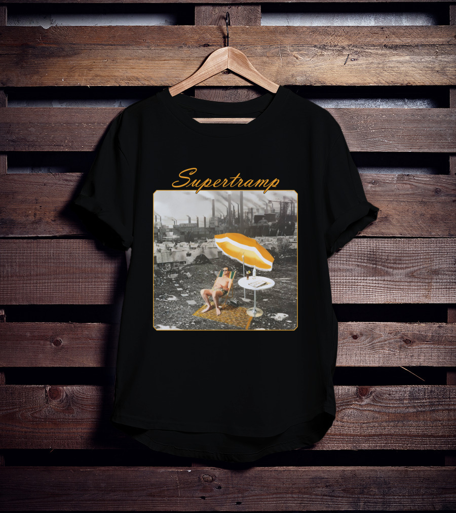 Supertramp Industrial Scene With Umbrella Lounge T-Shirt