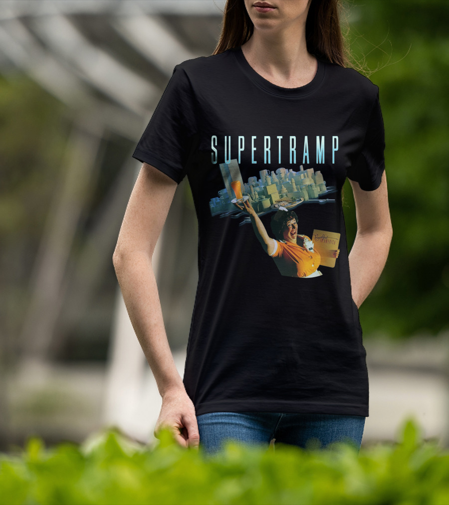 Supertramp Breakfast In America Waitress Album Cover T-Shirt