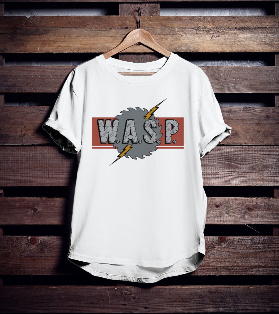 W.A.S.P. Lightning Saw Blade T-Shirt