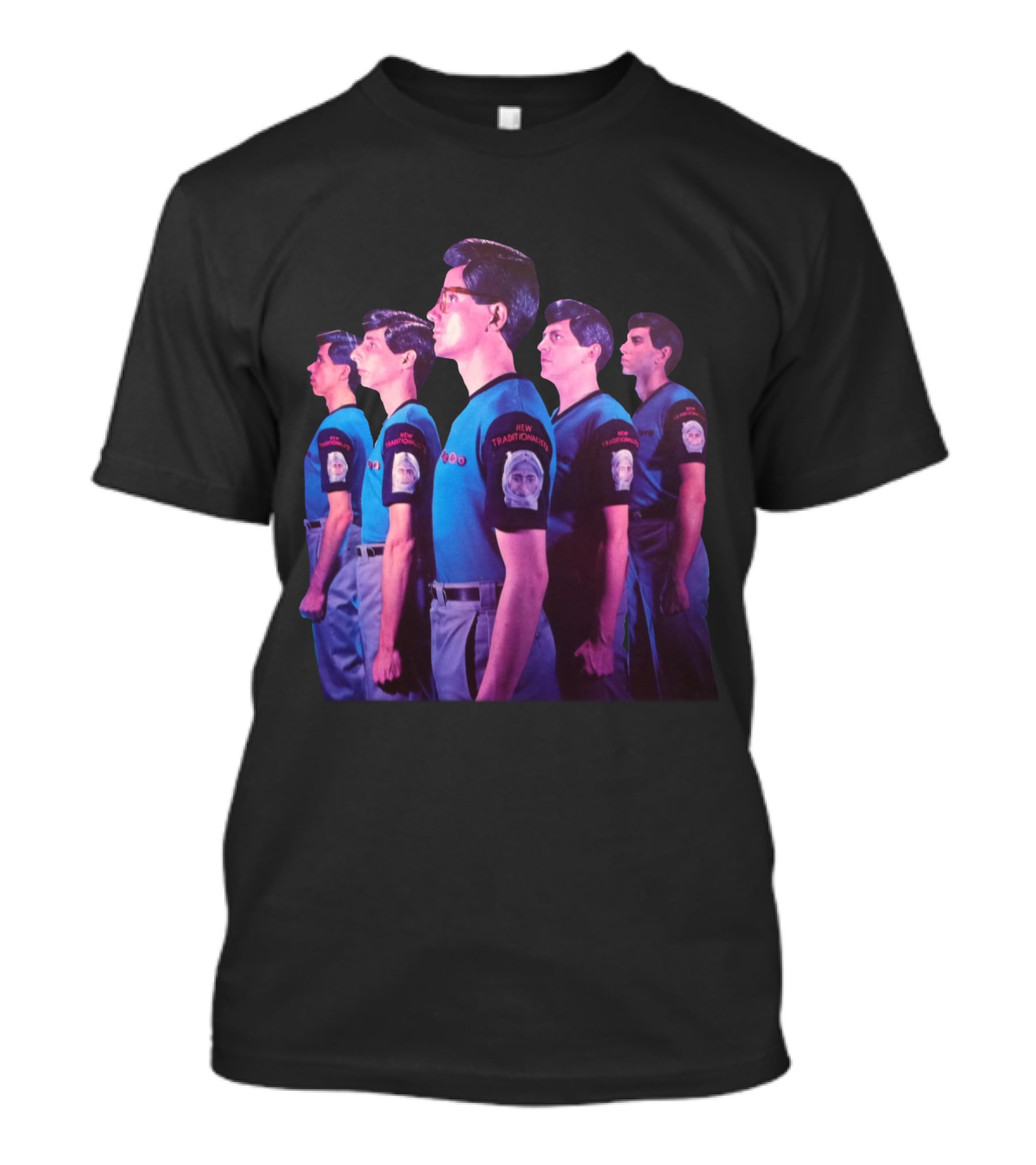 Kraftwerk The Man Machine Inspired  New Traditions Retro Style T-Shirt