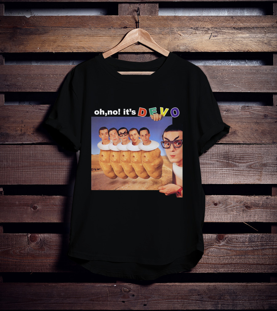 Oh No It's Devo Band Potato Heads T-Shirt