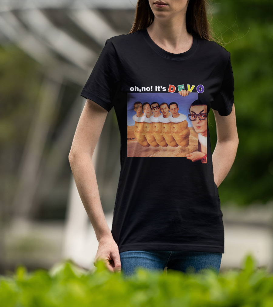 Oh No It's Devo Band Potato Heads T-Shirt