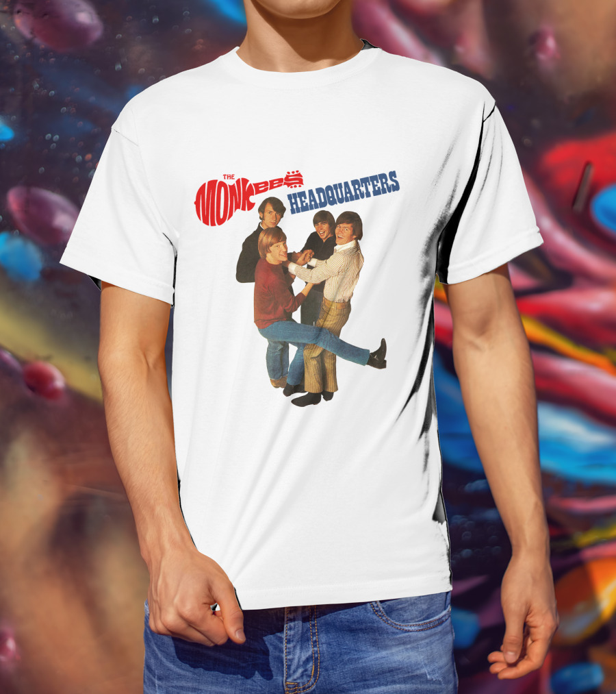 The Monkees Headquarters Album Cover Group Photo T-Shirt