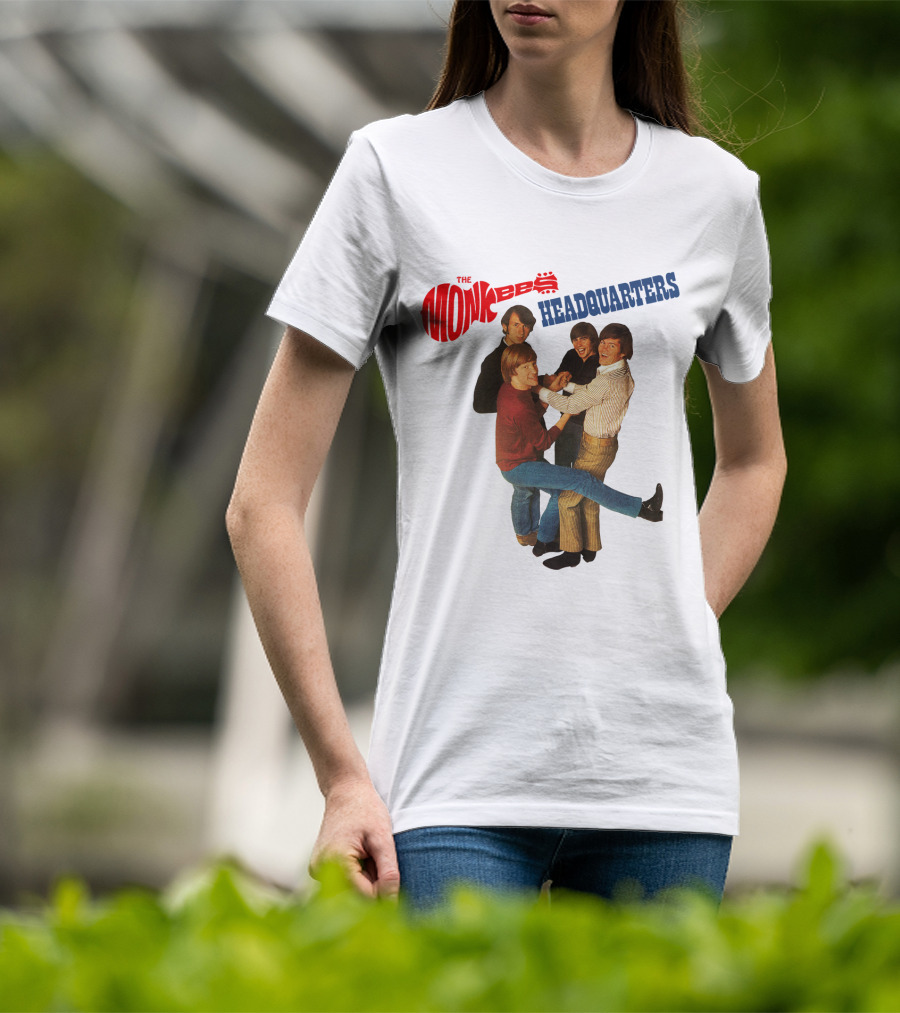 The Monkees Headquarters Album Cover Group Photo T-Shirt