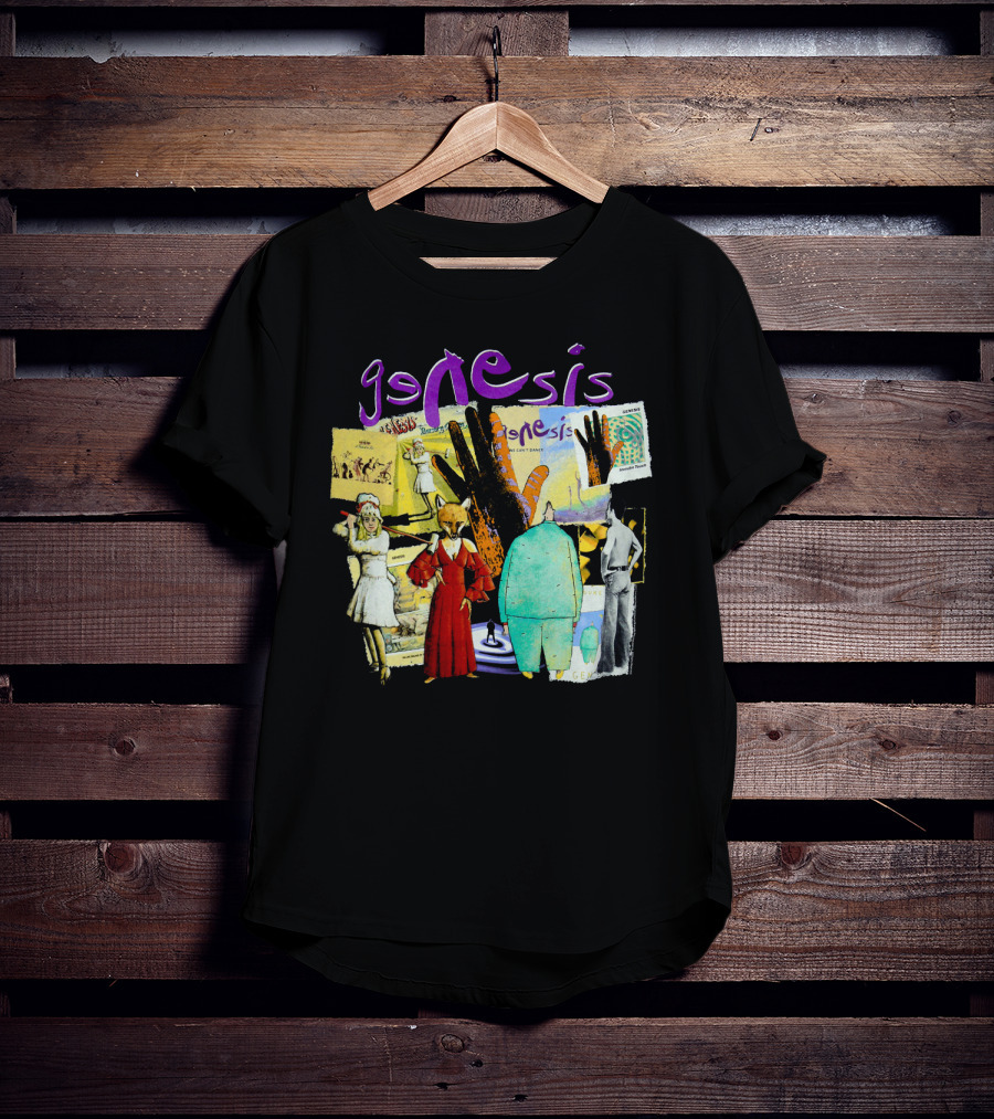 Genesis Collage Retro Album Art Compilation T-Shirt
