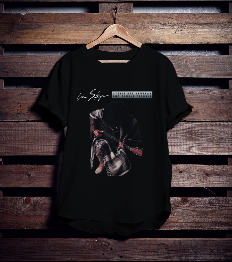 Stevie Ray Vaughan In Step And Double Trouble T-Shirt