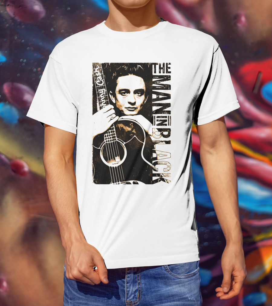 Johnny Cash The Man In Black T-Shirt