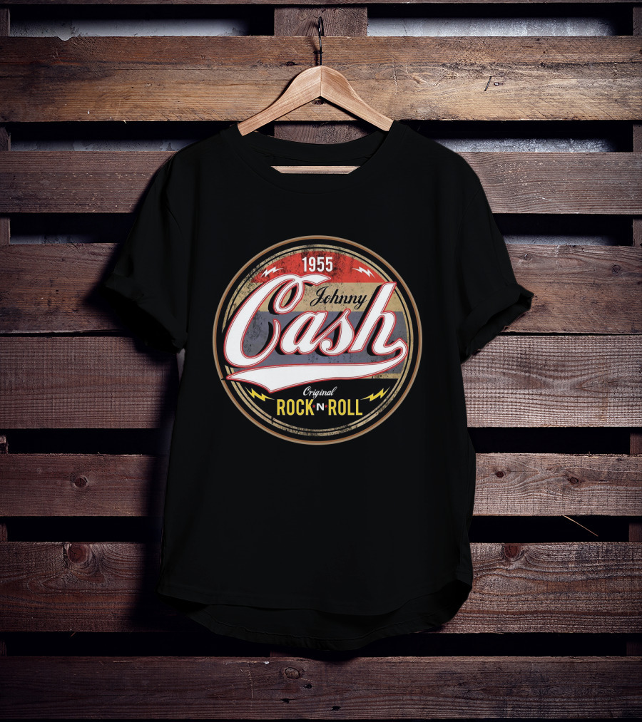 Johnny Cash 1955 Original Rock N Roll T-Shirt