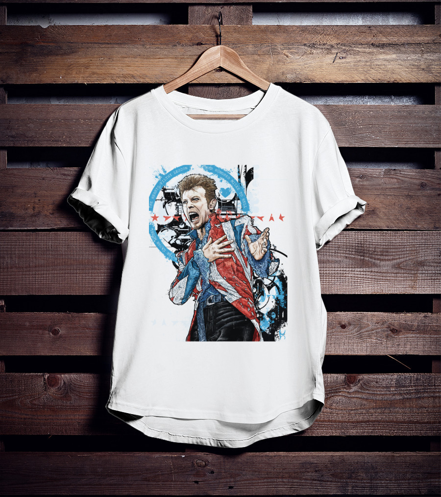 Db Blue Red Union Jacket Stars Iconic Expression T-Shirt