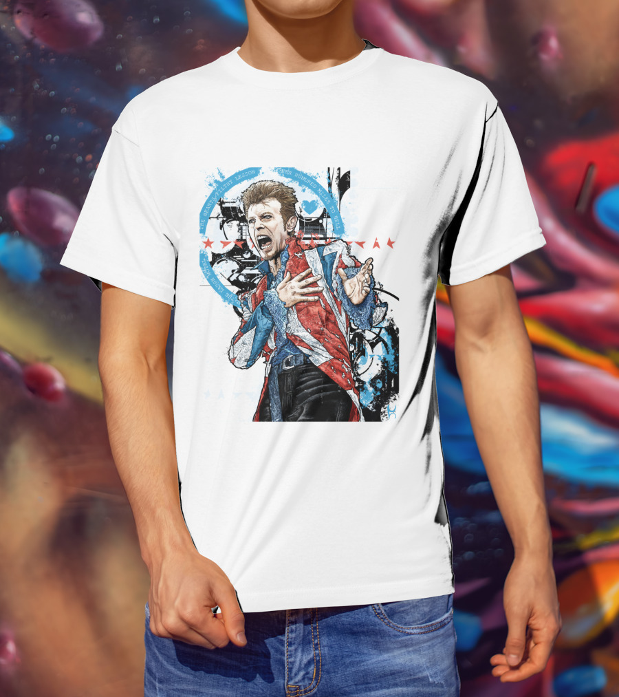 Db Blue Red Union Jacket Stars Iconic Expression T-Shirt