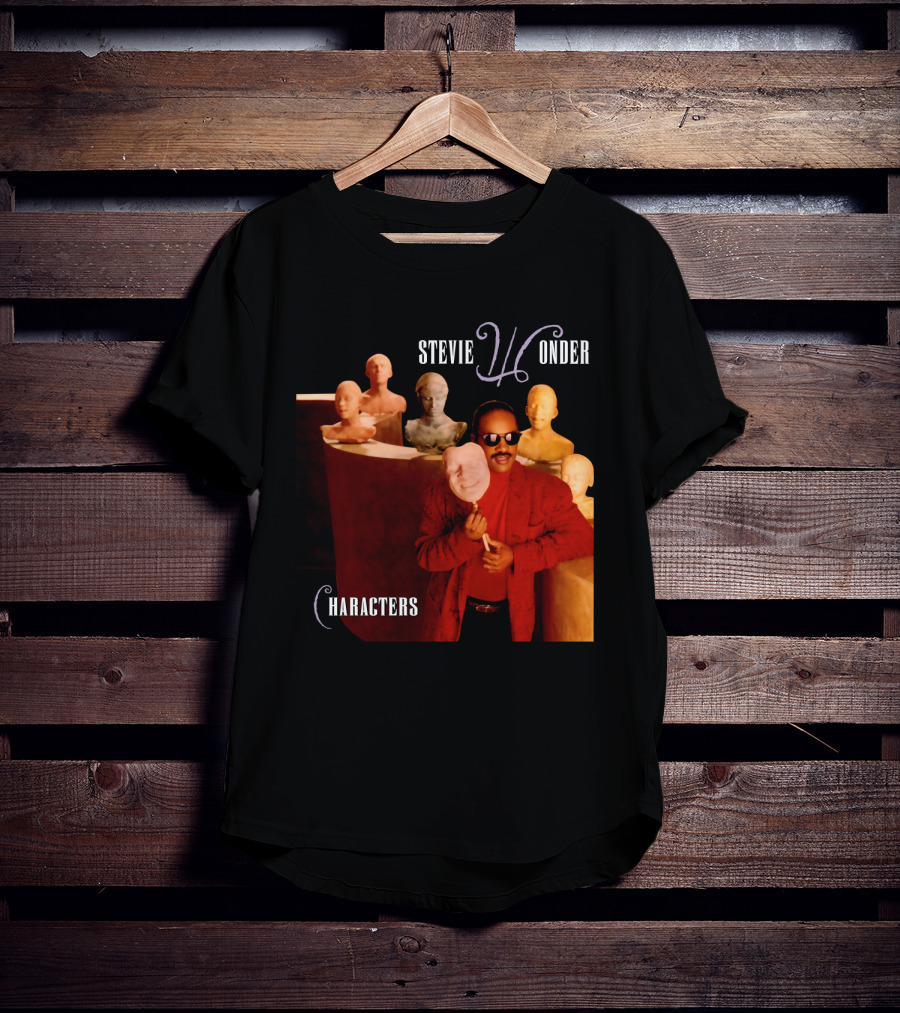 Stevie Wonder Characters T-Shirt