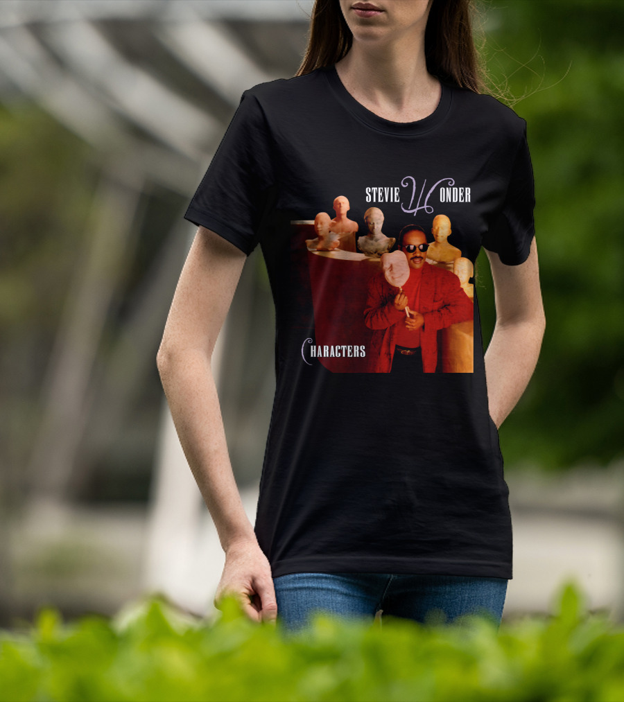 Stevie Wonder Characters T-Shirt