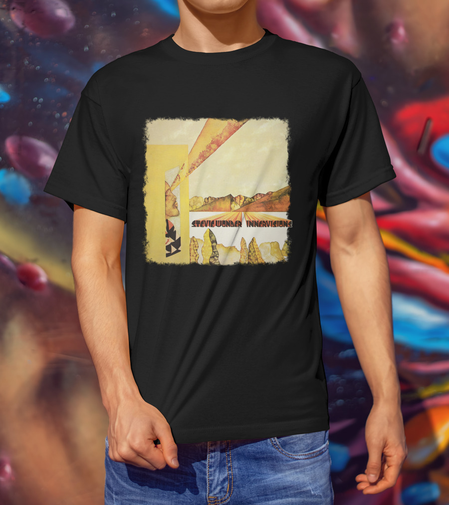 Stevie Wonder Innervisions Album Art Cover T-Shirt