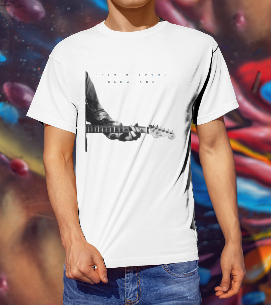 Eric Clapton Slowhand Album Cover Guitarist T-Shirt