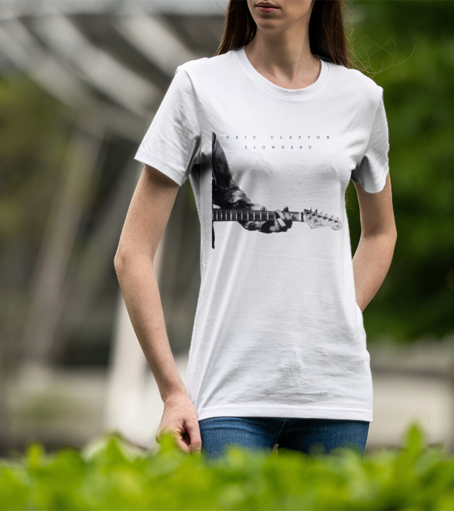 Eric Clapton Slowhand Album Cover Guitarist T-Shirt