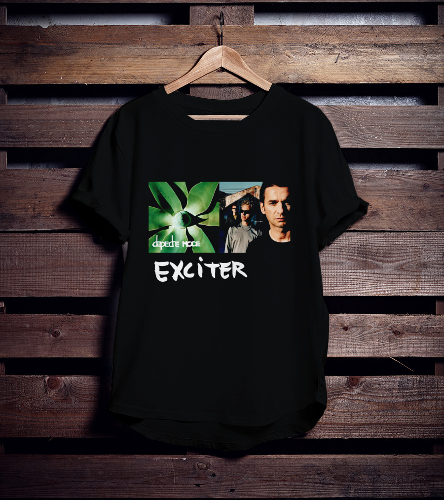 Depeche Mode Exciter Album Cover Plant And Band Members T-Shirt