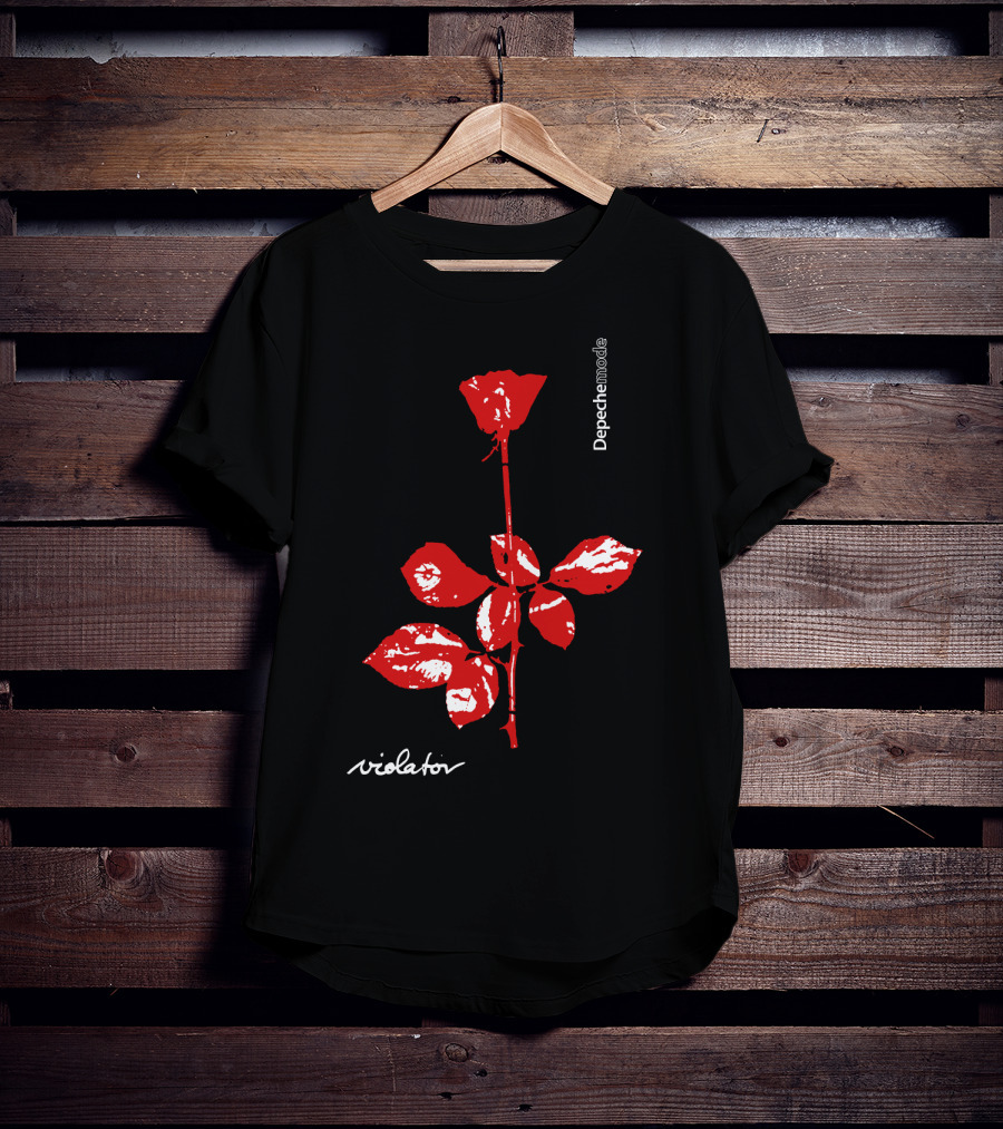 Depeche Mode Violator Red Rose T-Shirt