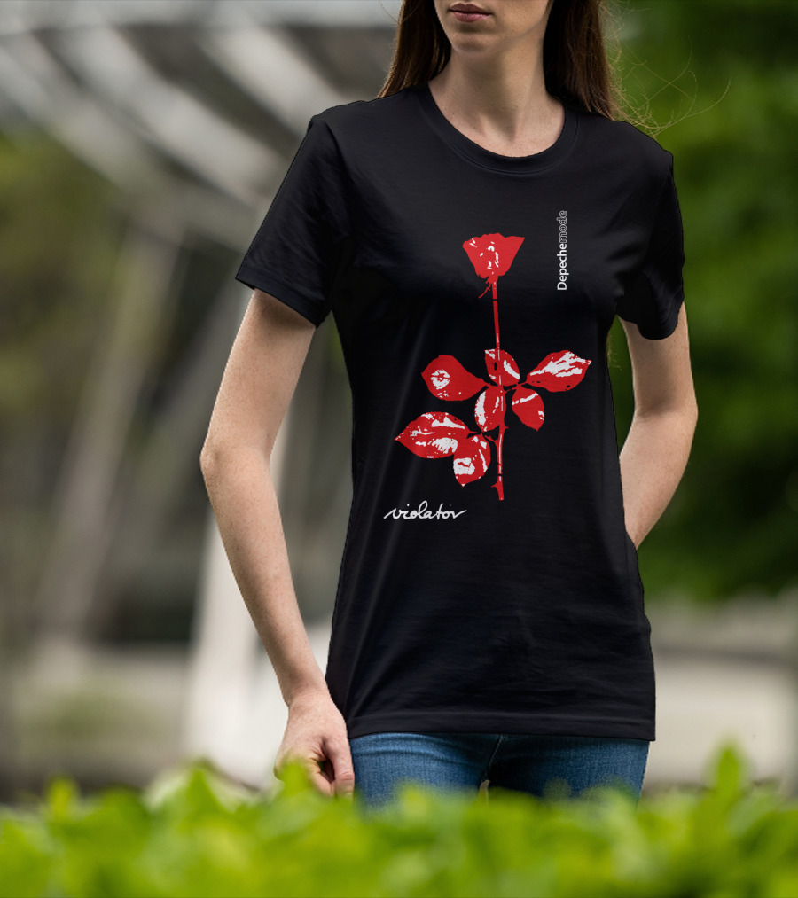 Depeche Mode Violator Red Rose T-Shirt