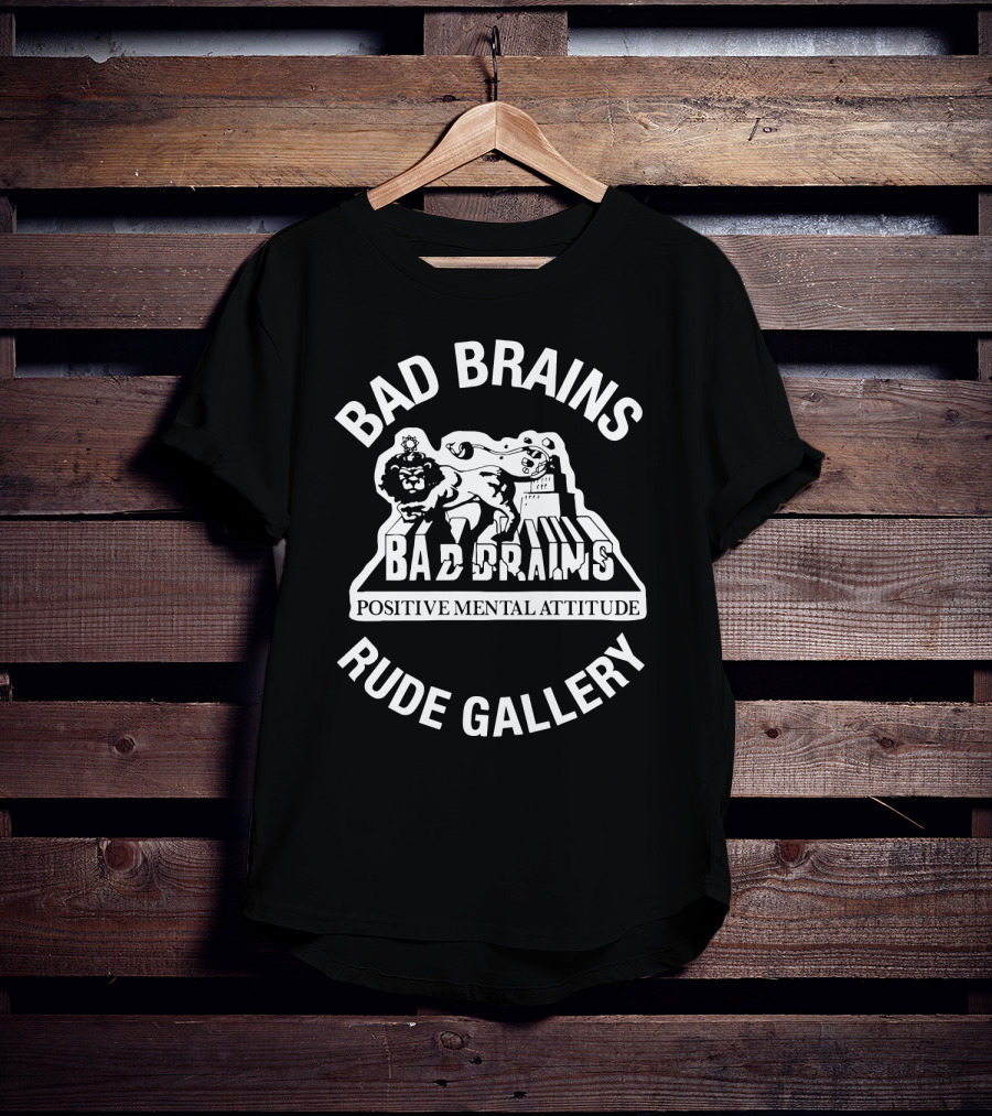 Bad Brains Positive Mental Attitude Rude Gallery T-Shirt