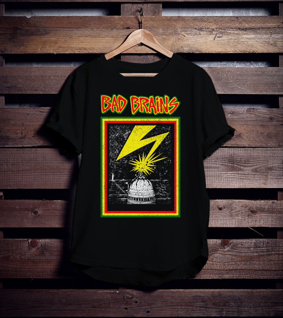 Bad Brains Capitol Lightning Bolt Explosion T-Shirt