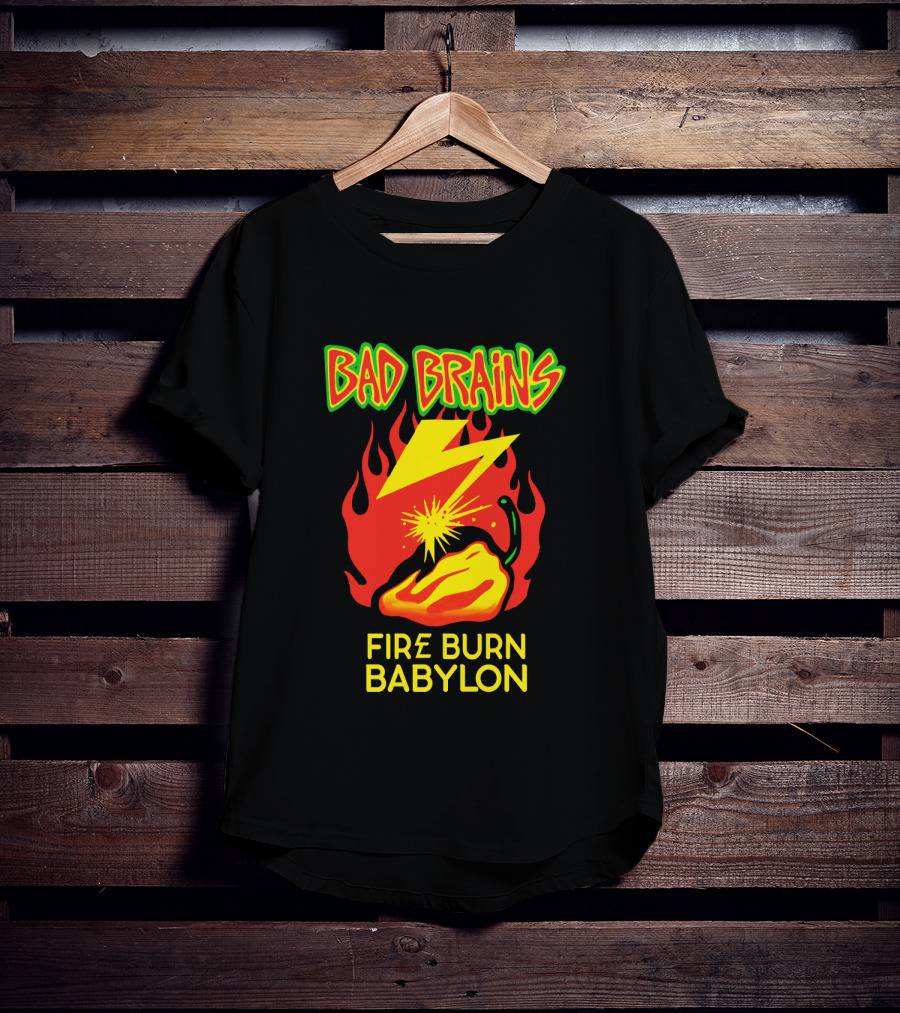 Bad Brains Fire Burn Babylon T-Shirt