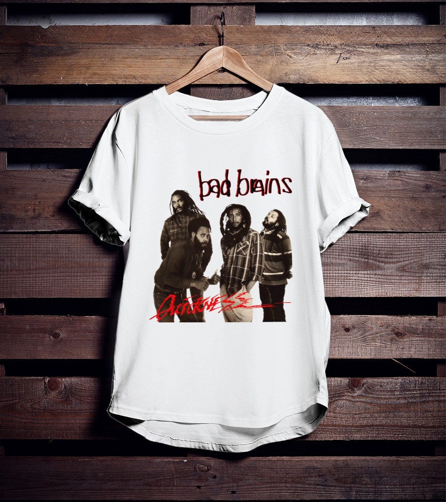 Bad Brains Attitude Vintage Band Photo T-Shirt