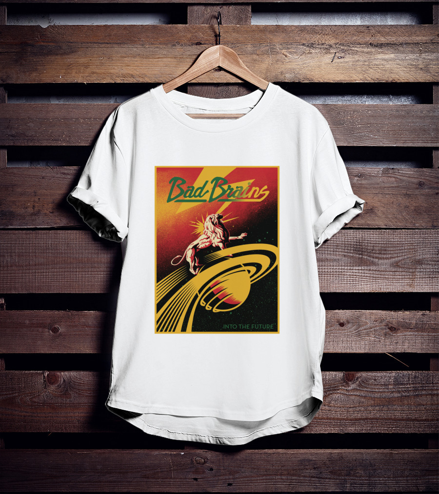 Bad Brains Into The Future Lion And Saturn T-Shirt